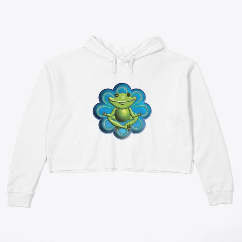 Zen Yoga Frog hoodie