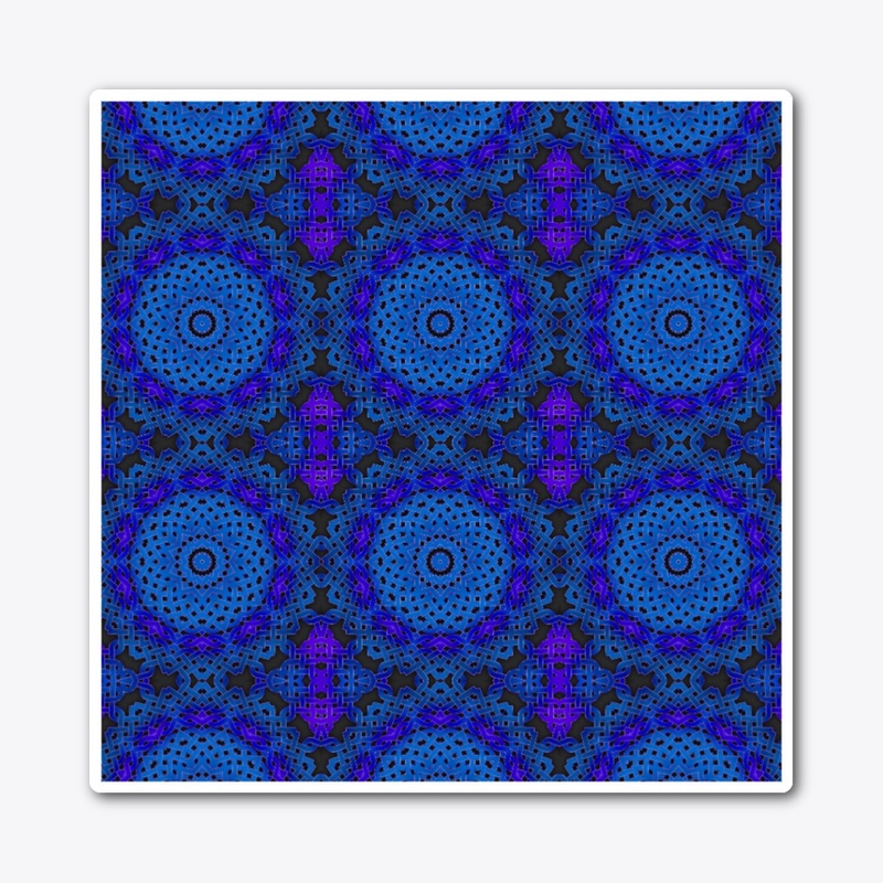 Blue Celtic Knot Kaleidoscope