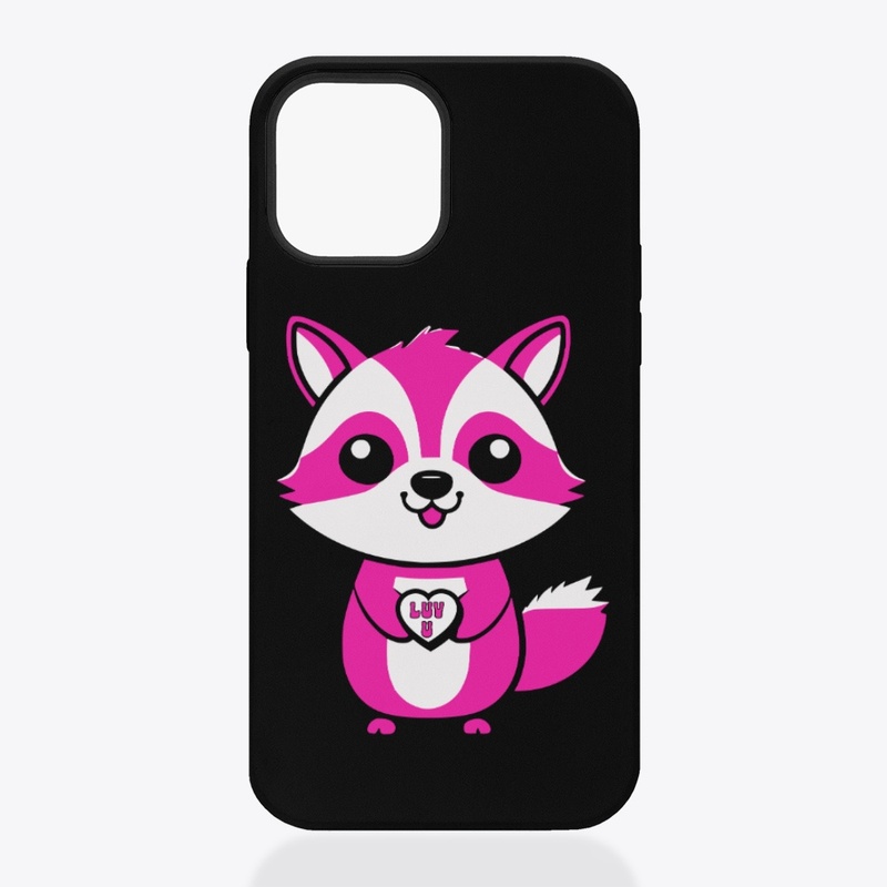 Cute Valentine Raccoon