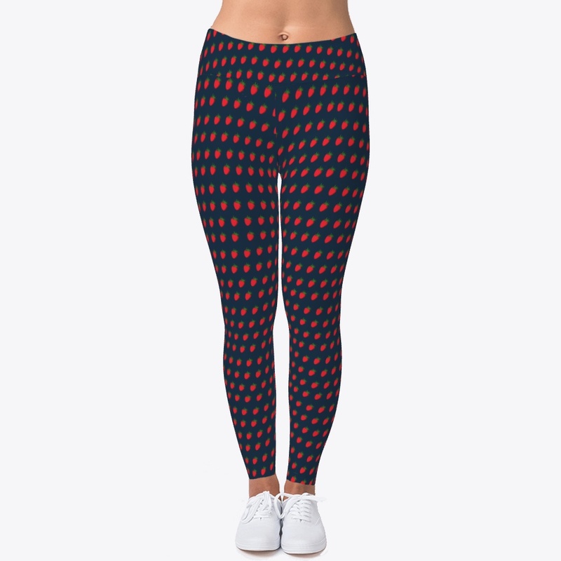 Strawberry on Persian Blue Pattern
