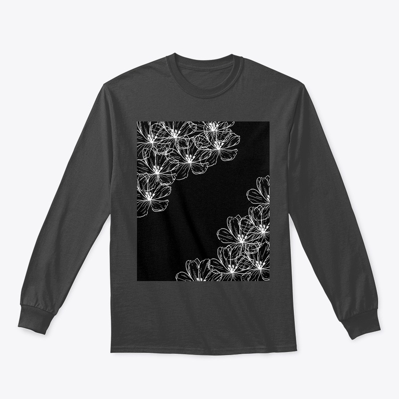 flower pattern t-shirt