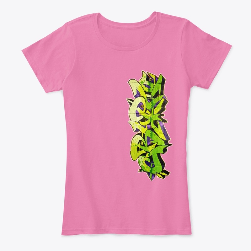 GREEN CRYPTO URBAN GRAFFITI DESIGN