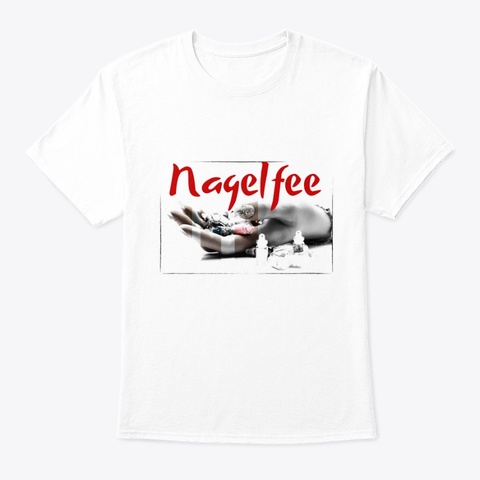 Nagelfee   Red White T-Shirt Front