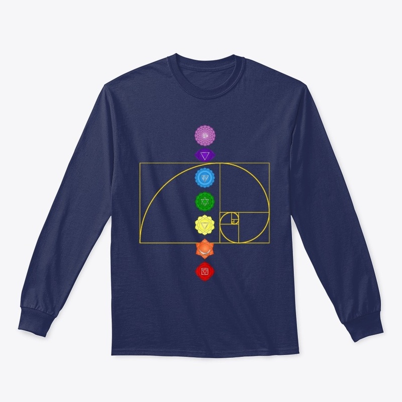 Fibonacci Golden Spiral 7 Chakras