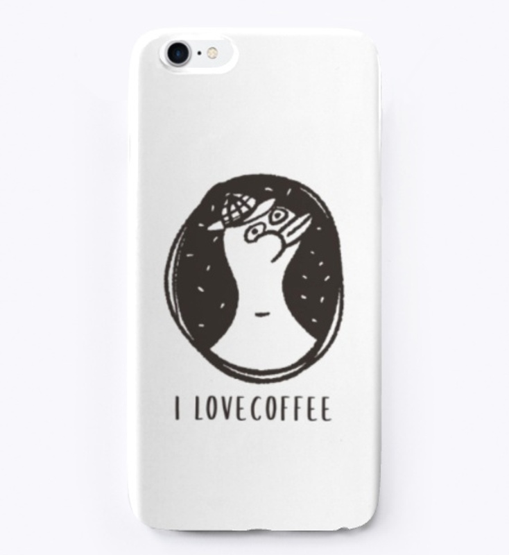 I love coffee funny duck