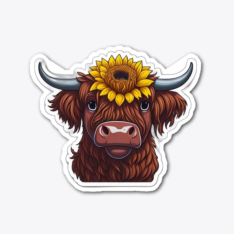 Cute highland cow