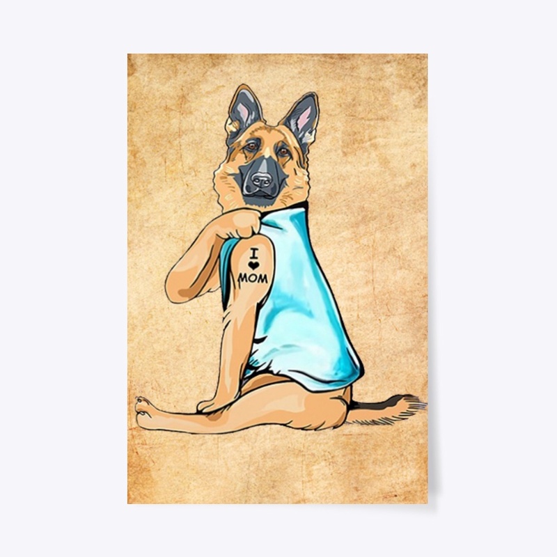 I Love my Mom GSD Set 