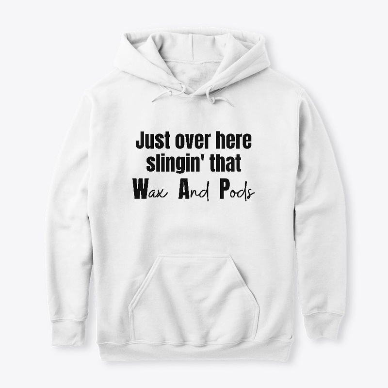 Slinging That WAP Black Lettering