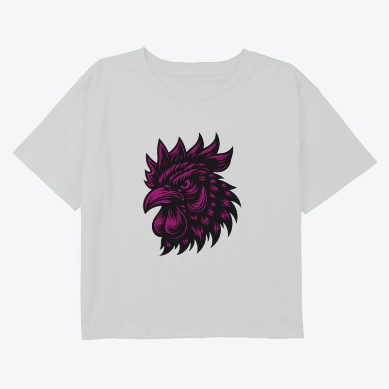 Wild Angry Chicken Design