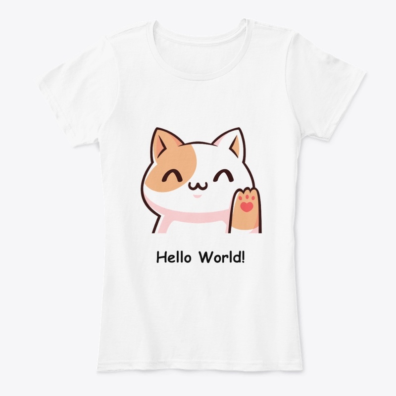 HELLO WORLD- CUTE CAT