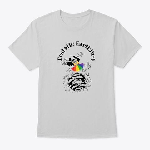 Ecstatic Earthling Light Steel áo T-Shirt Front