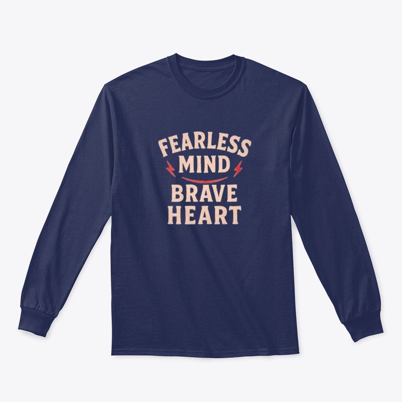  Fearless Mind Brave Heart Hoodie.