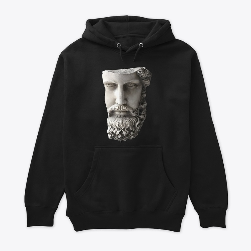 Greek sculpture design printed
