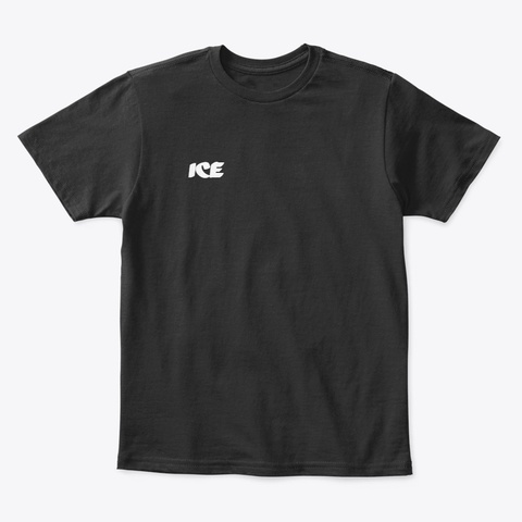 Youth Ice Shirt Black áo T-Shirt Front