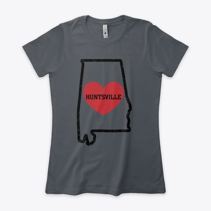 Huntsville Alabama Heart Shirt City