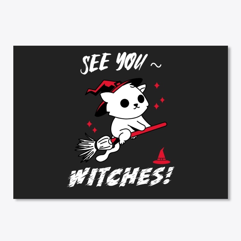 Funny Cat Halloween Pun