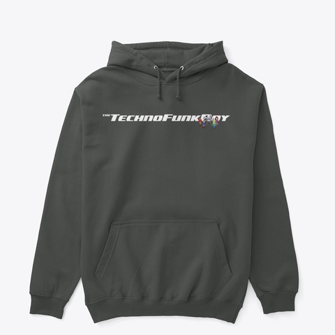 The Techno Funk Boy Dark Heather T-Shirt Front