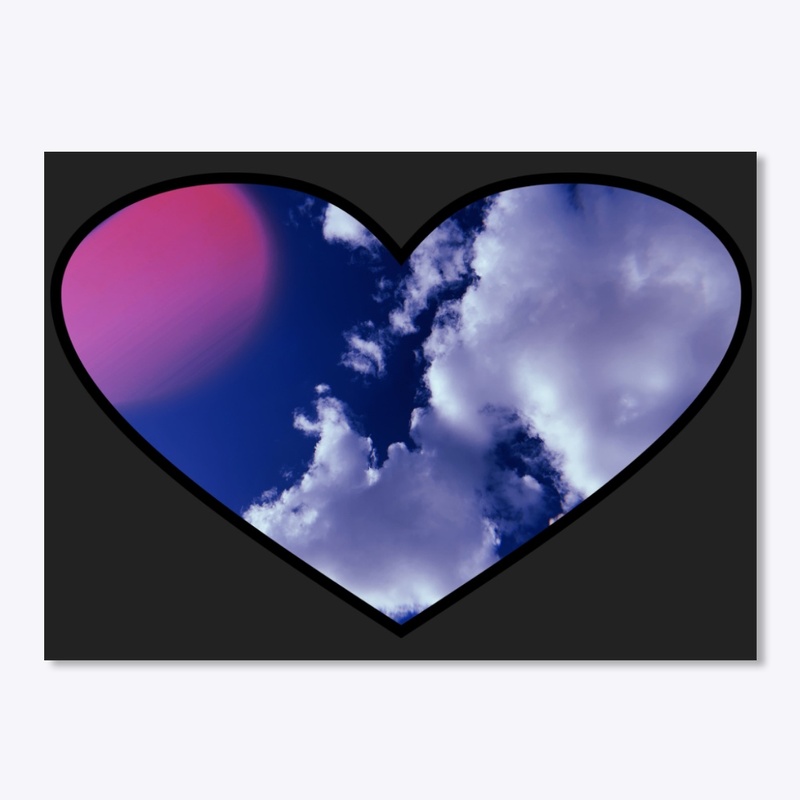 Sky Heart Sticker 