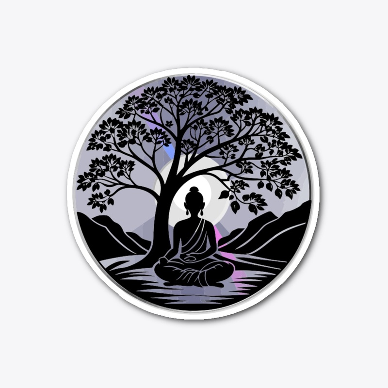 ZEN BUDDHA CD STICKER