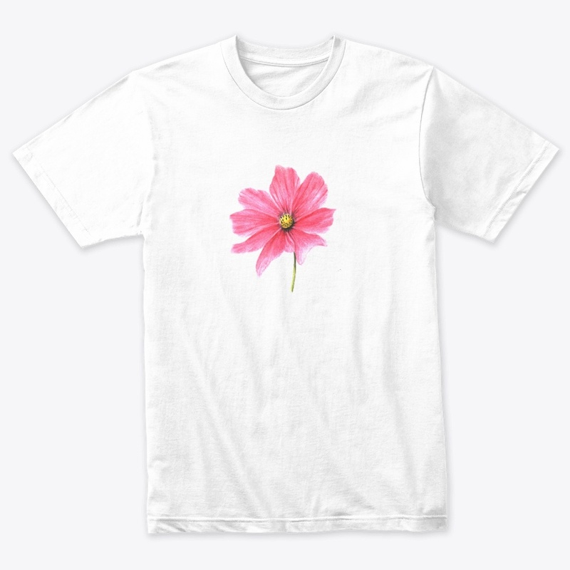 Pink Flower -Drawing