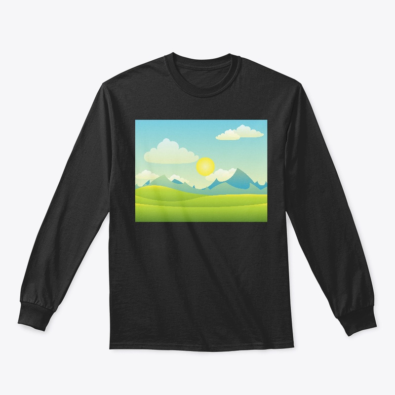 t-shirt contains a beautiful logo