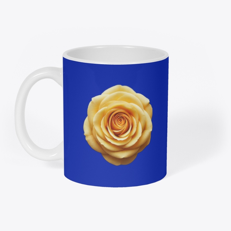 Elegant Rose Bloom (Top View)