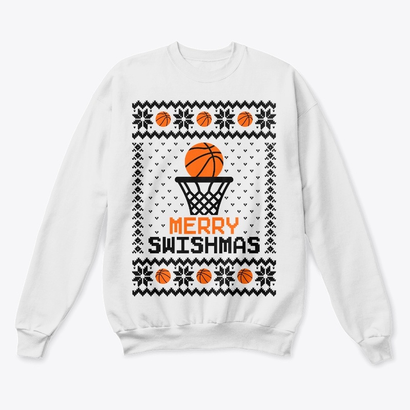 Merry Swishmas Basketball Ugly Sweater