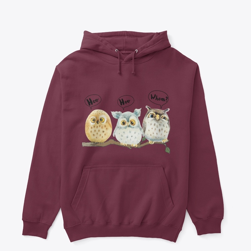 Hoo Hoo Whom Owl. Gift for bird lovers