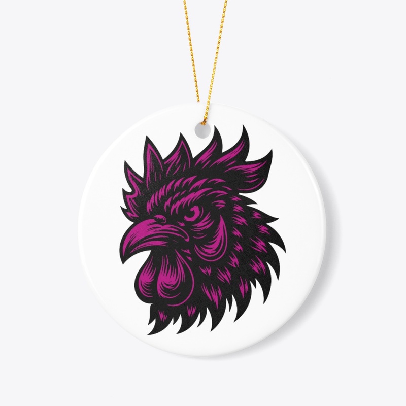 Wild Angry Chicken Design