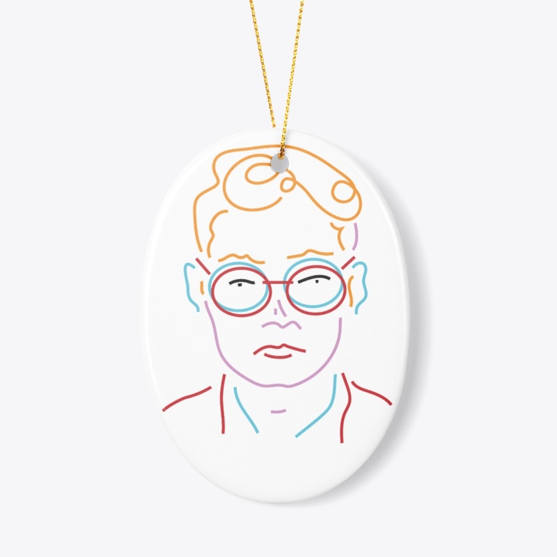 portrait with glasses