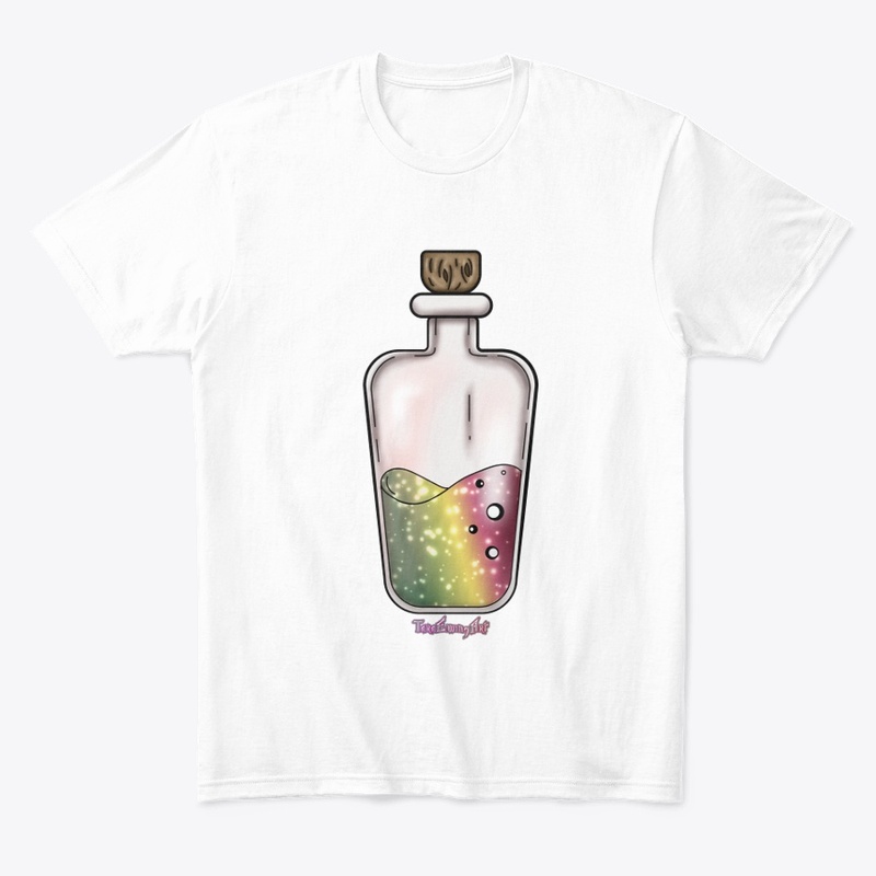 Watermelon Tourmaline Potion Bottle