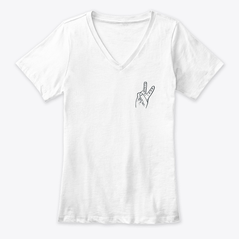 PEACE OUT | BLACK OUTLINE