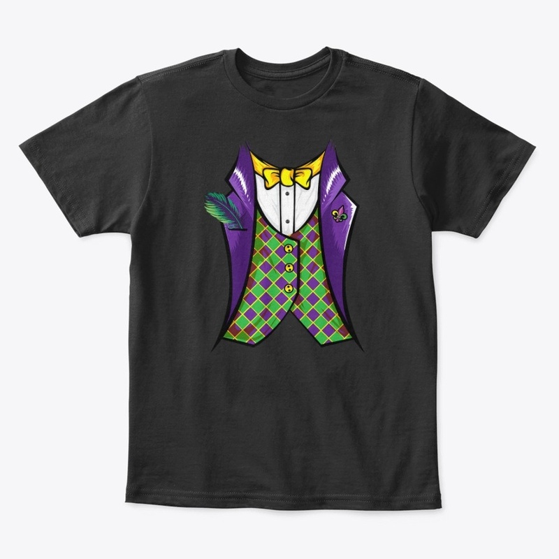Mardi Gras Tuxedo Cool Pancake Tuesday