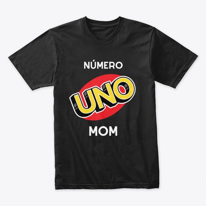 #1 MOM WHT LETTERS