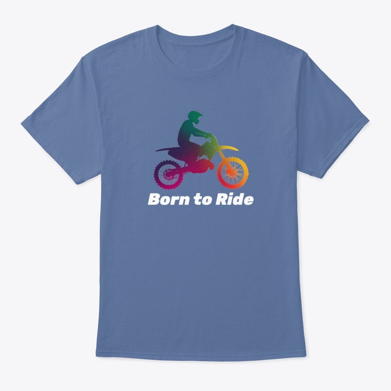 Born to Ride Dirt Bike Riding Shirt 
