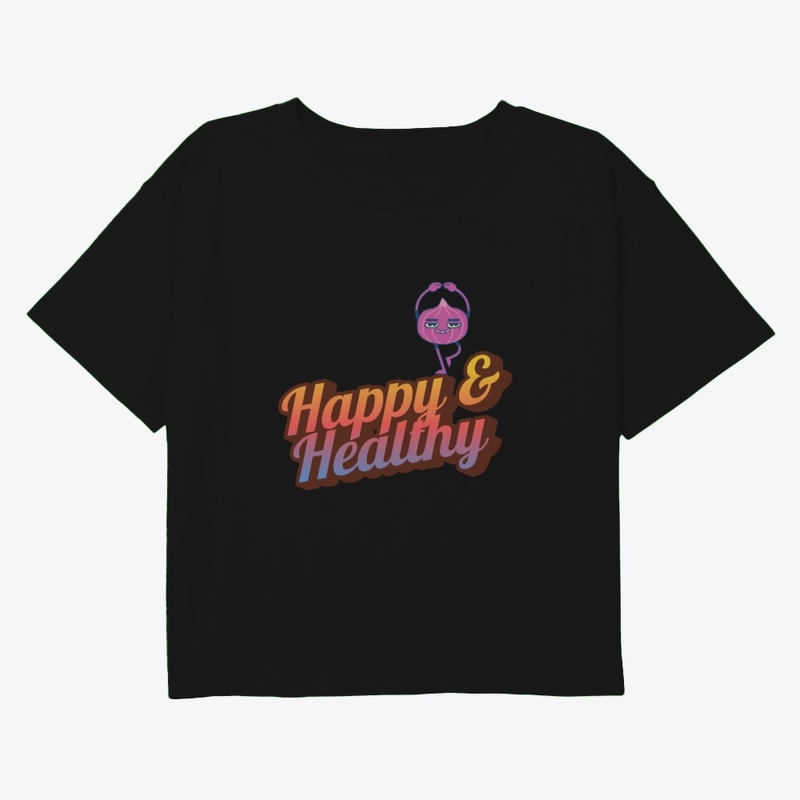 Healthy and Happy – Wellness Vibes Tee