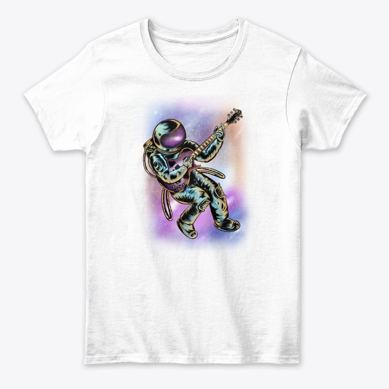 Astronaut Guitar Spaceman Design