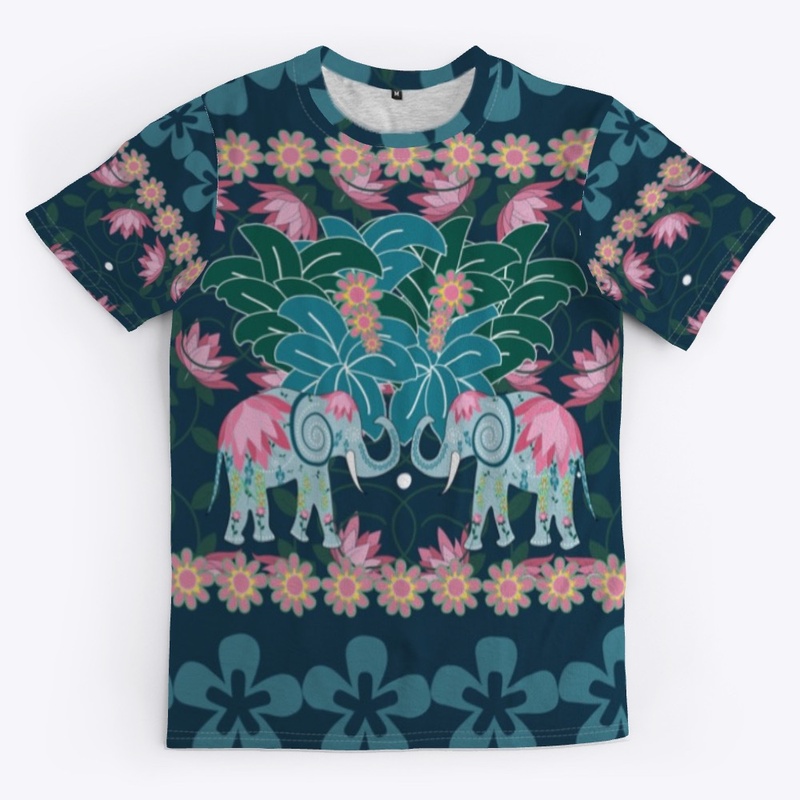 Blue Elephant Indian Style