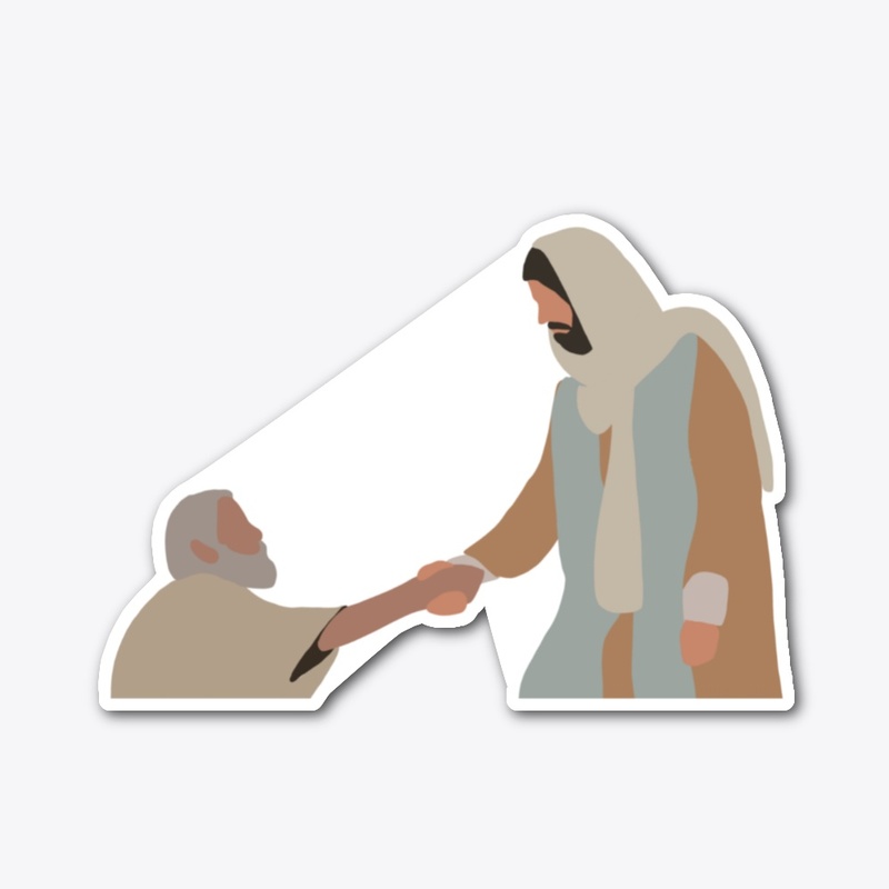 Jesus Loves All Sticker