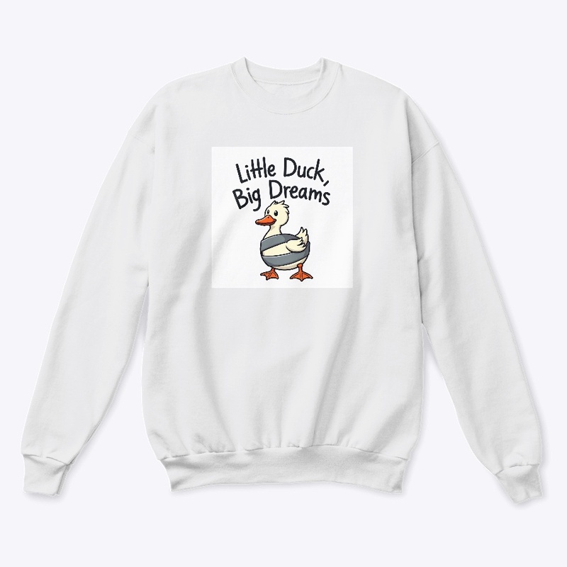 Big Dreams Cute Cartoon Duck T-Shirt