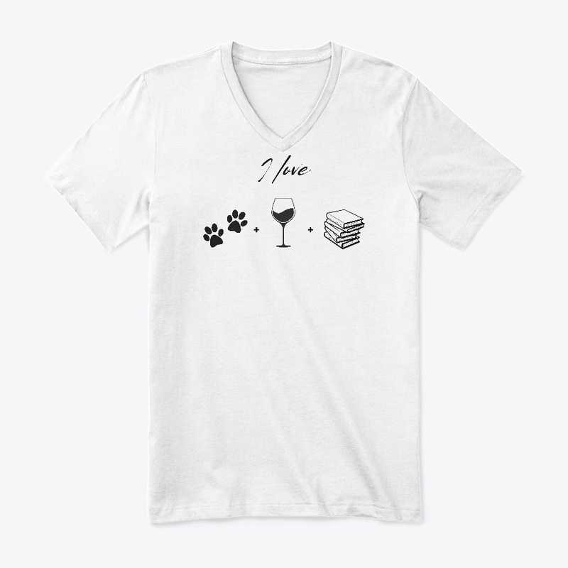 I love dogs and wine and books