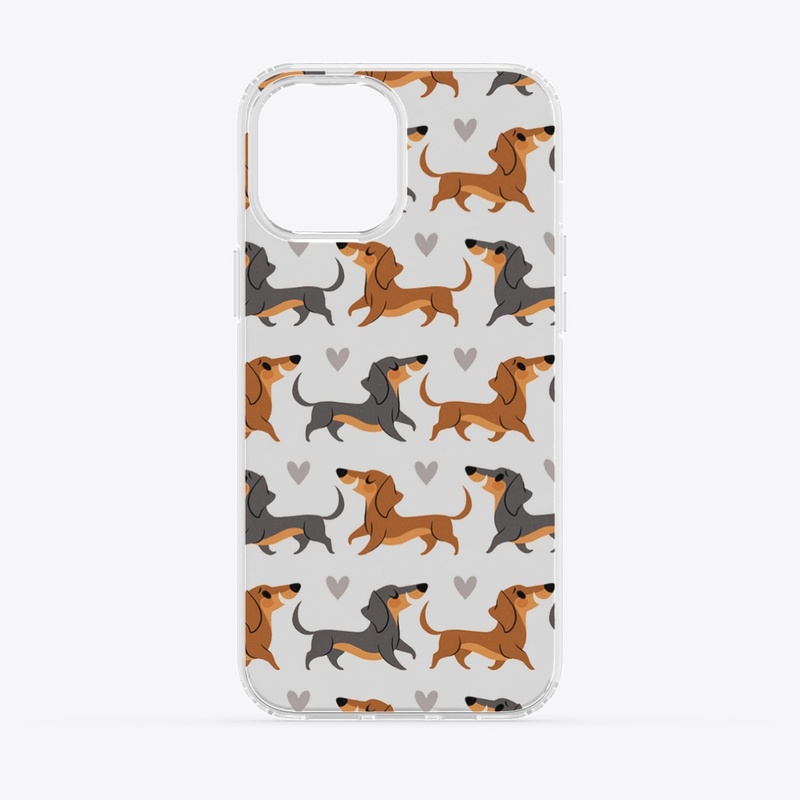 Happy Dachshund Face Mask