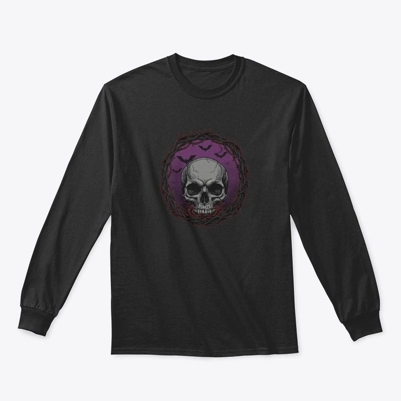 Gothic Skull – Dark Florals & Spooky