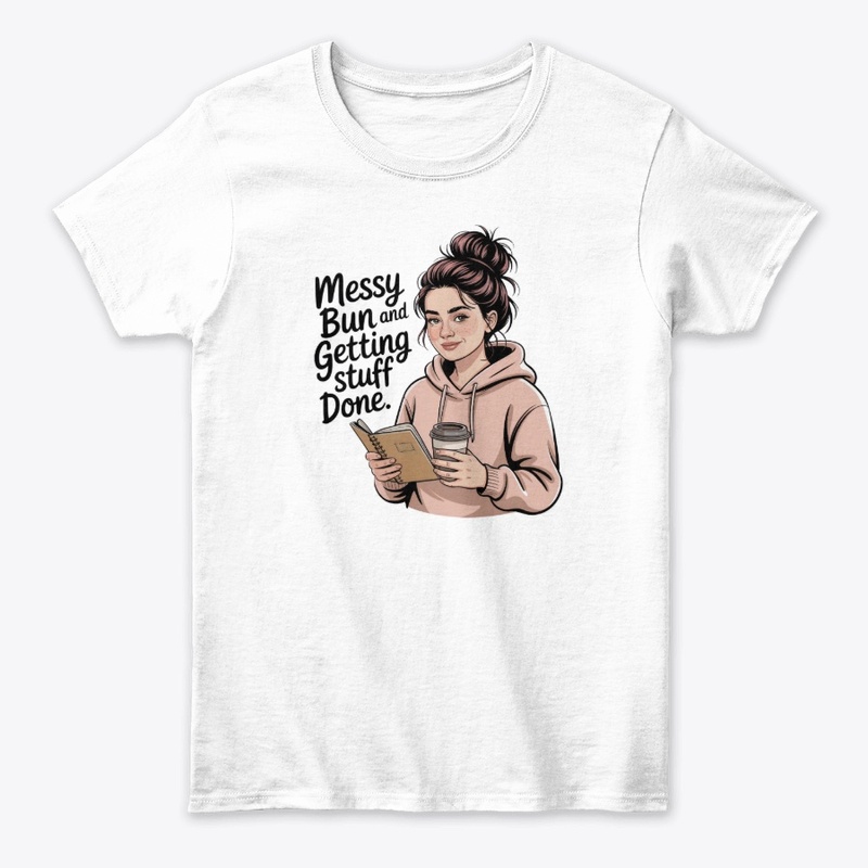 Messy Bun Motivation Outfit
