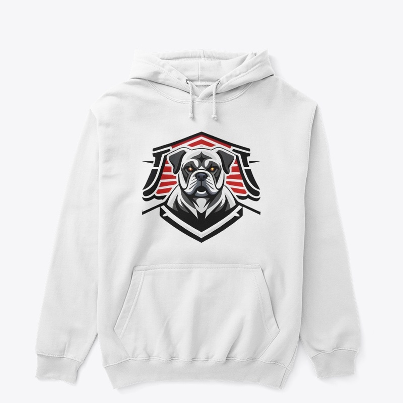 Bulldog tshirt and hoddie (customised)