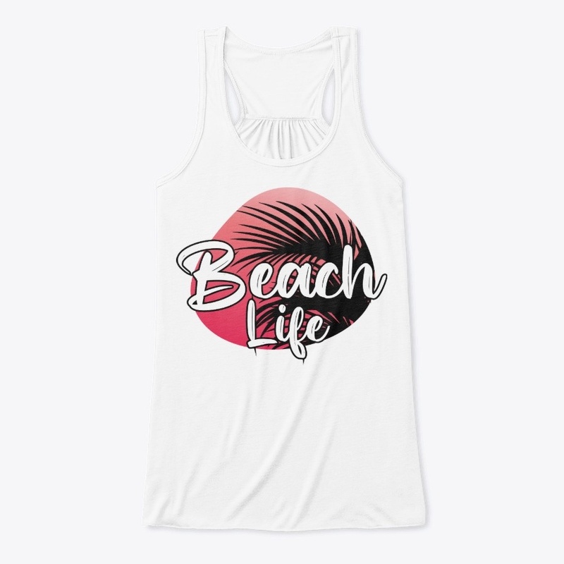 Beach life tee-shirt design