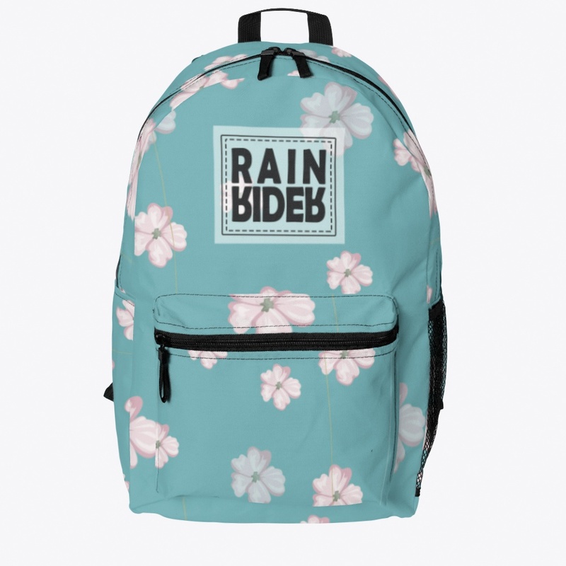 RainRider Pink Flower Backpack