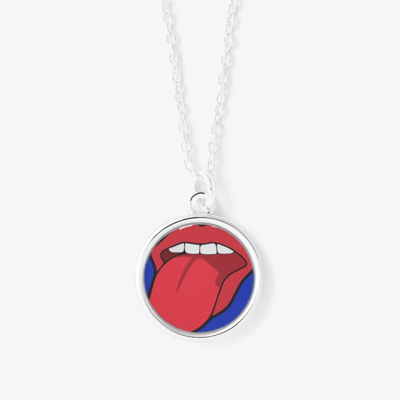 lips with tongue out