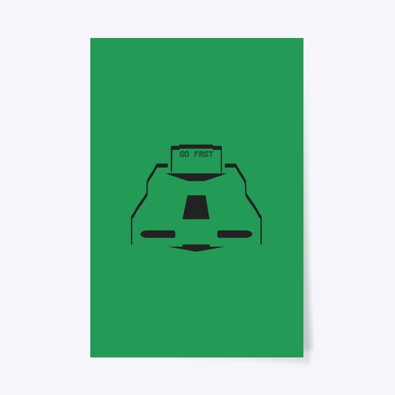 SNES Speedrunner Poster
