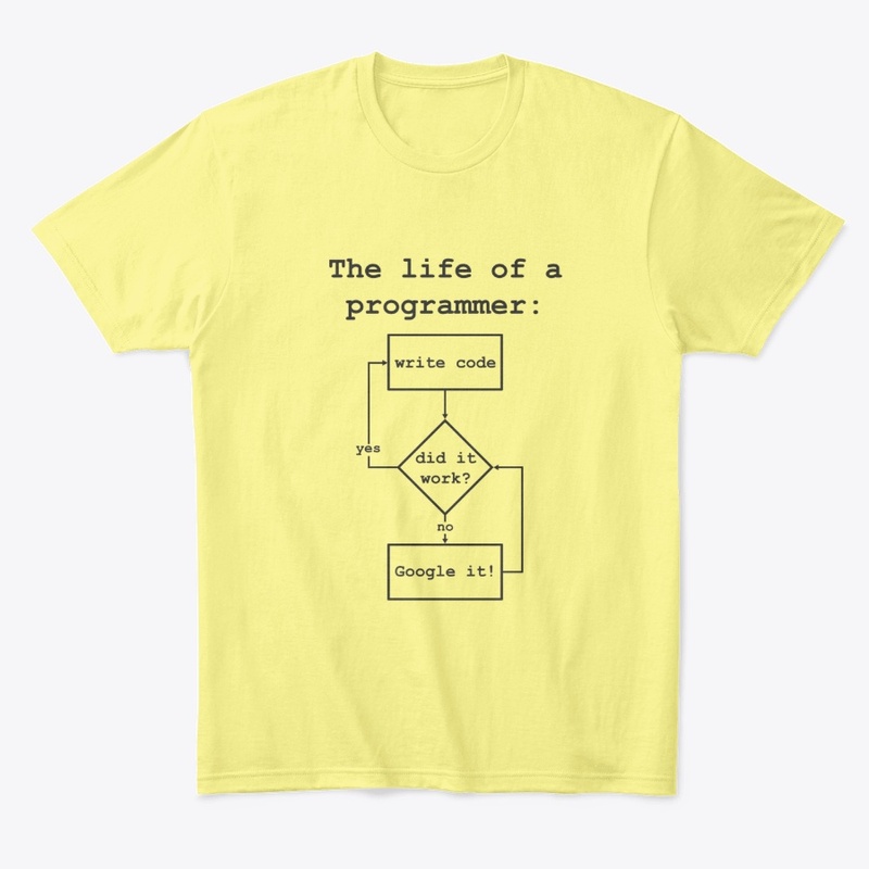 The life of a programmer flowchart